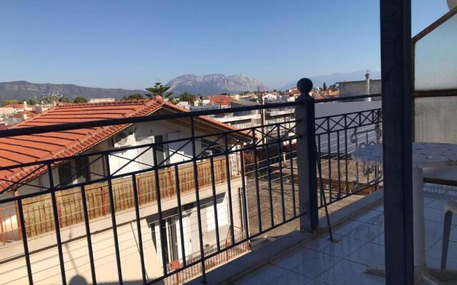 Ion Apartments Messolonghi Single Bed Room Mountain View Loft