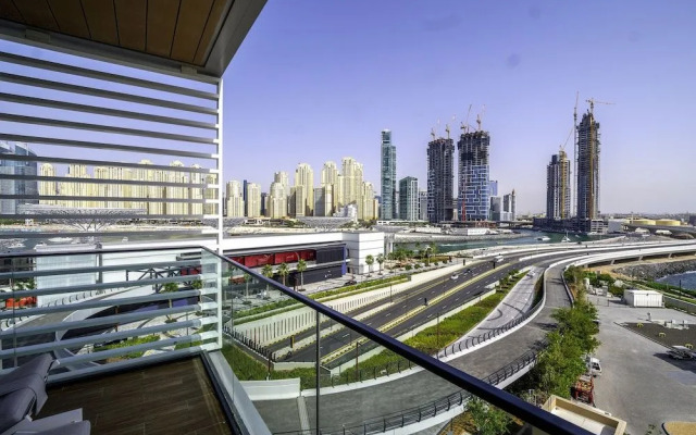 Luxury 3BD Bluewaters Island sea & Dubai Eye View