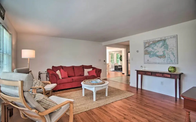 1 Mi to Beach: Home w/ Deck & BBQ in East Falmouth