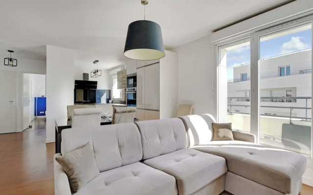 Cosy Apartment & Balcony -1br/4p- Levallois-perret