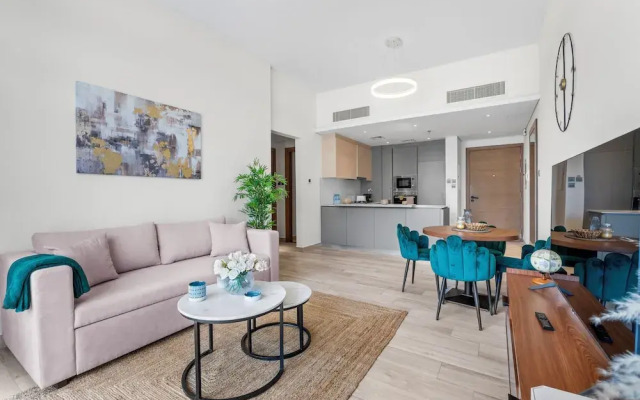 Waves - Stylish 1BR in JVC with Balcony & Pool