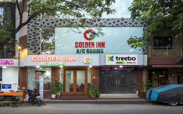 Treebo Golden Inn, 700 Mtrs From Promenade Beach