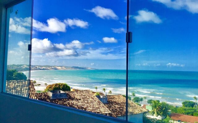 Flat em Ponta Negra com vista para o mar