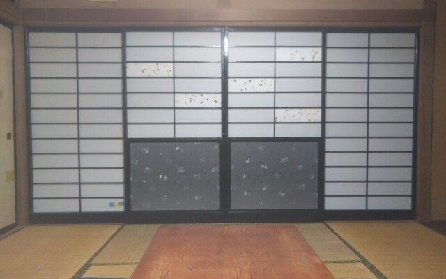 Tomo's hut in Japanese old style