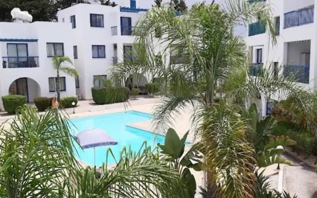 Paphos Blue Tasteful Apartment Complex Pool View