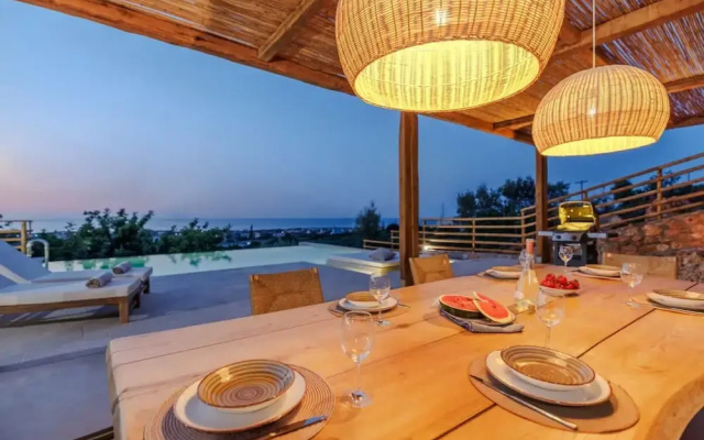 Malia Vista Villa - Private Pool Panoramic Seaview