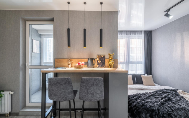 Bulbash Apartments (Бульбаш Апартаменты) на улице Лейтенанта Кижеватова 3В