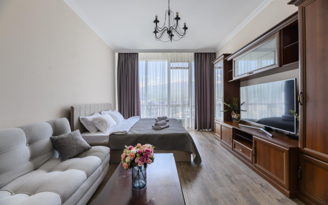 Almaty Apartments (Алматы Апартментс) на проспекте Аль-Фараби  9 блок 5Г