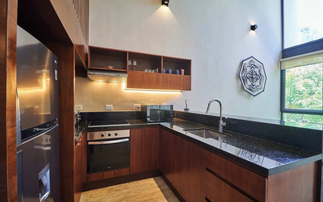 Luxury Penthouse in Aldea Zama, private pool and rooftop, 24 7 security in a gated community