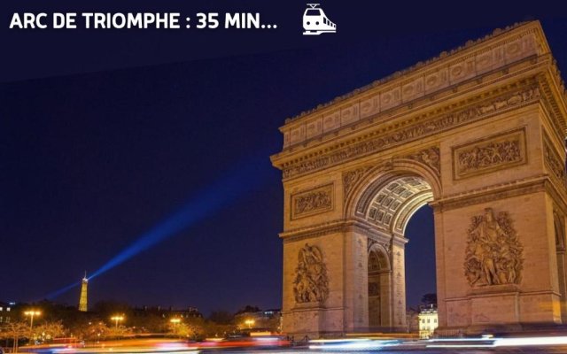 Escapade parisienne à 25 minutes de la Tour Eiffel