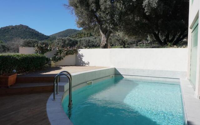 Pogonia, spacious apartment by the sea with private pool