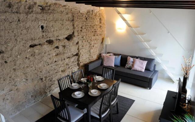 The Wall of the Alcázar Palace