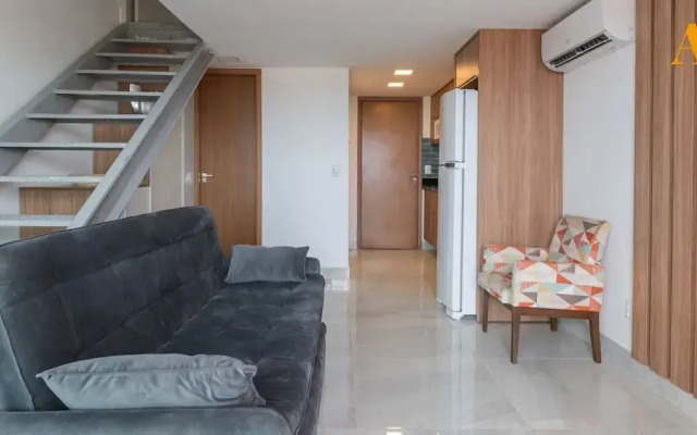 Flat moderno Praia de Serrambi BFS312