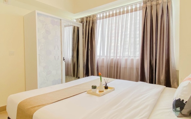 Serene Beige 2Br Space At Apartment Meikarta District 1 – Guest Rooms – Cibatu