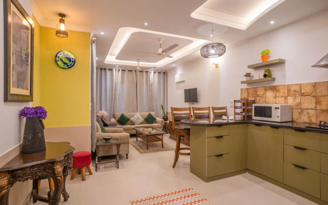 Hostie TJH - Cute Mini 2BHK apt, Saket, near Max Hospital