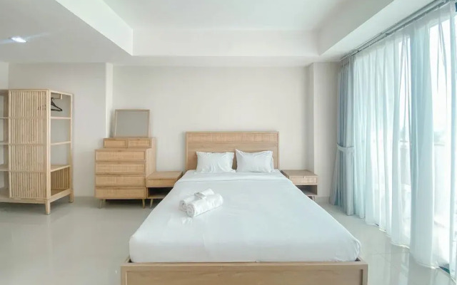 Spacious and Combined 1BR Apartment at Nine Residence