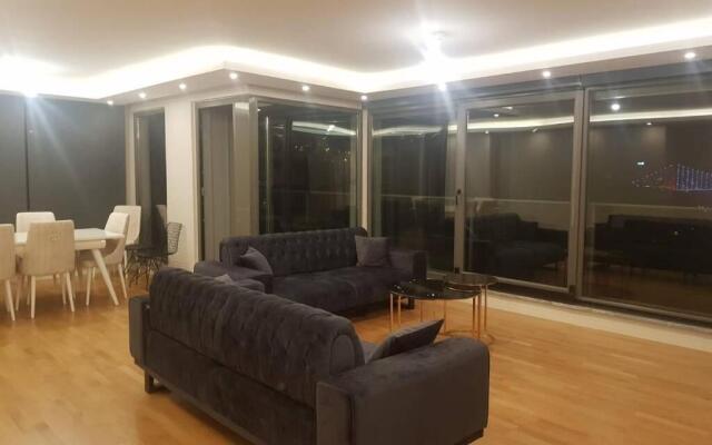 Full Bosphorus view new 3 bedroom apartment beside Çamlıktepe Park in famous Uskudar on the Asian side of Istanbul