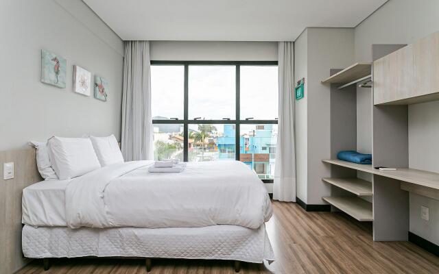 Studio moderno em condomínio com piscina #IA12