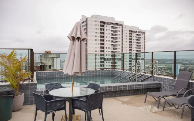 Studio com Lazer Completo e boa Localiza o