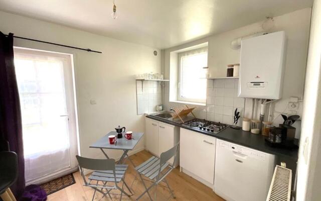 House With Garden In The Centre And Near Beach