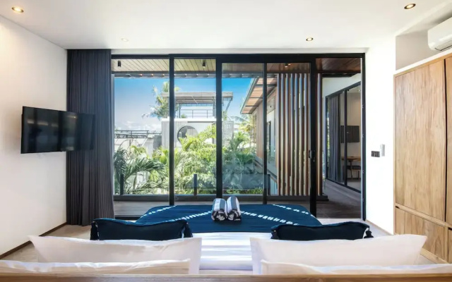 Stylish 5BR Beach Villa, 200m in Boho Canggu