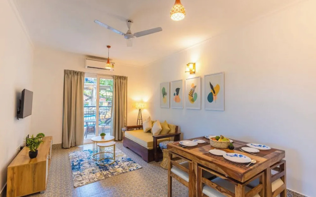 Palm Retreat 1BHK Pool & Field Views