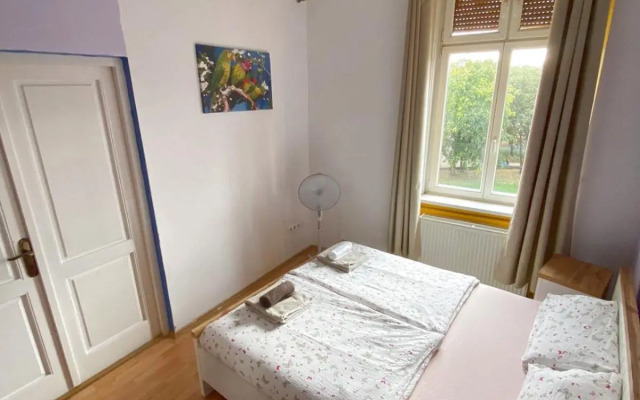 Park Danubes view central market Budapest