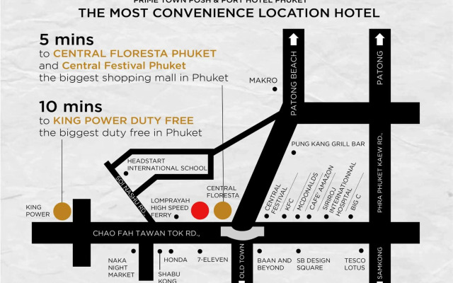 Prime Town - Posh & Port Hotel Phuket