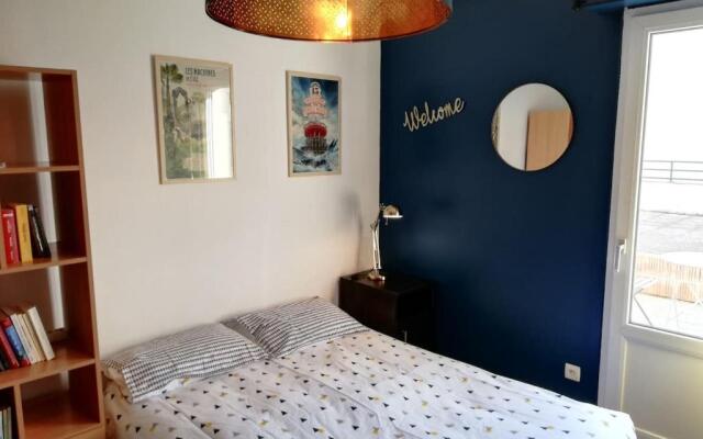 Studio Centre-Ville avec Terrasse et Parking Sécurisé Gratuit