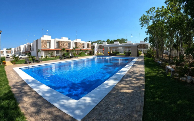 Villa familiar en Playa del Carmen con alberca