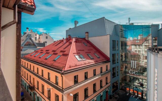 Old Riga terrace apartment