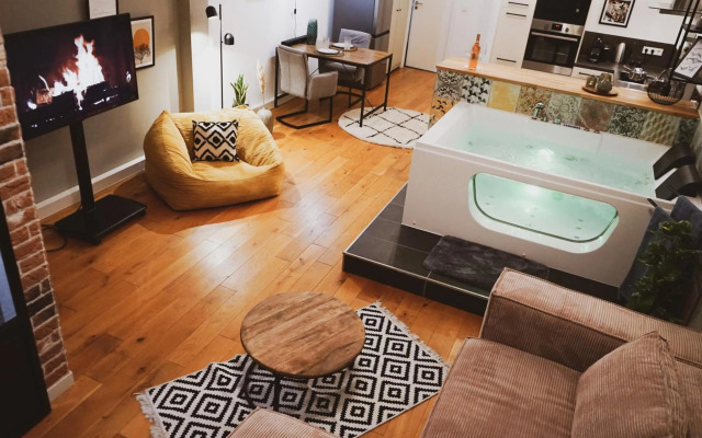 Stilvolles City-Loft mit privatem Whirlpool