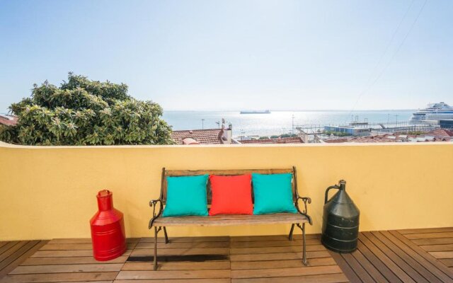 Spectacular terrace view of Tagus