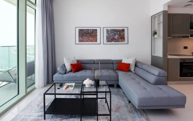 Elegant 2BR Emaar Beachfront Retreat