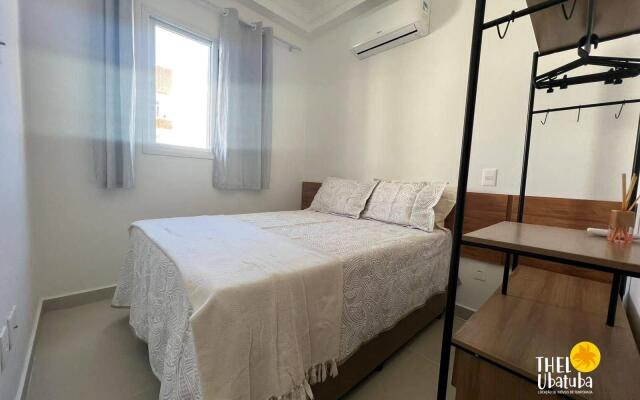 Apto Novo c/ Ar e Piscina  Toninhas Ubatuba