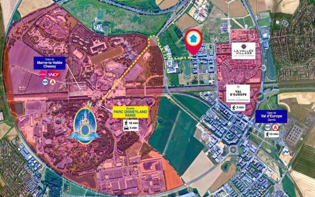 Disneyland-Paris, 8pers, Wifi, Netflix, 2 Parkings