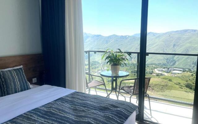 gudauri amazing mountain view