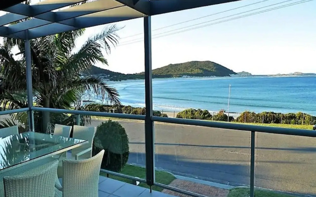 On the Beach at Fingal Bay