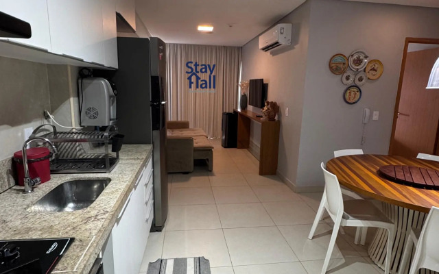 Apt 2QTS-Eco Resort-Condomínio Beira-Mar-SH036