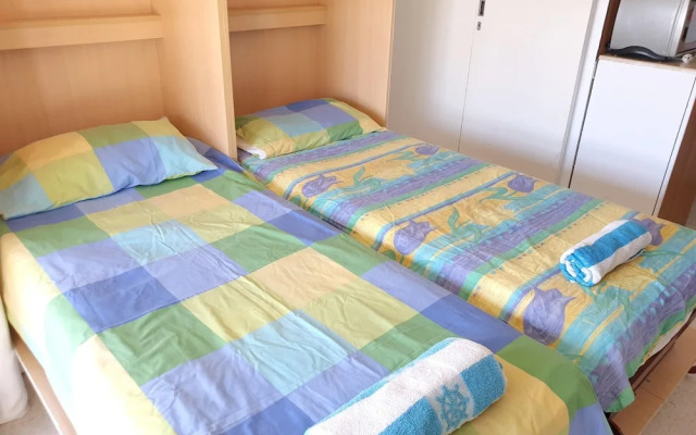 Studio in Fuengirola with wonderful sea view shared pool terrace