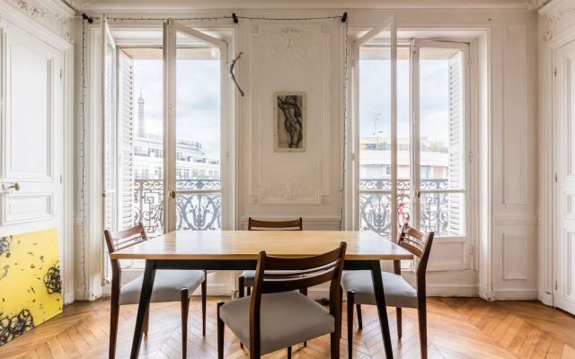 Balcony Views To The Eiffel Tower