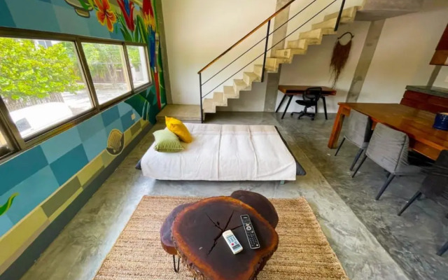 Jungle Duplex in Tulum Centre w Rooftop Patio Pool M