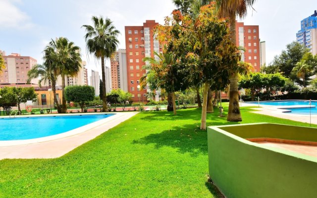 Apartment with One Bedroom in Benidorm, with Wonderful City View And Pool Access - 700 M From the Beach