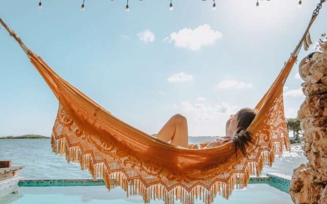 Overwater villa with pool Aruba
