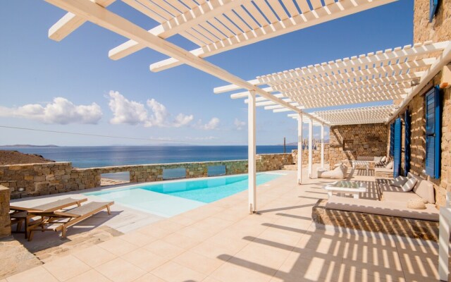 180 ° View PRIVATE Pool Villa Choulakia to enjoy SUN kissing SEA