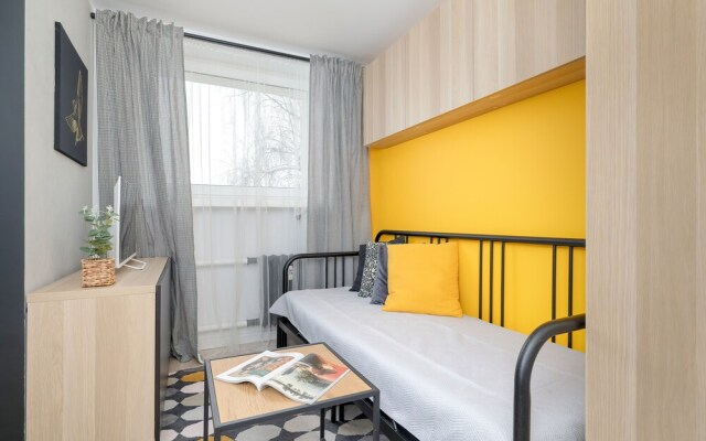 Yellow and Grey Studio by Renters