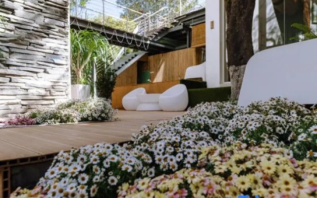 The better, under the green shade trees, forest garden full sea view holiday villa – Outside – Dali