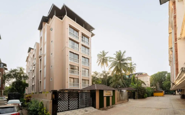 Modern 1BR With Pool 5min Drive to Candolim Beach