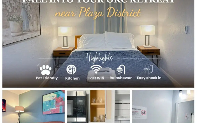 Serene 1BR Escape Near Bricktown - 32A