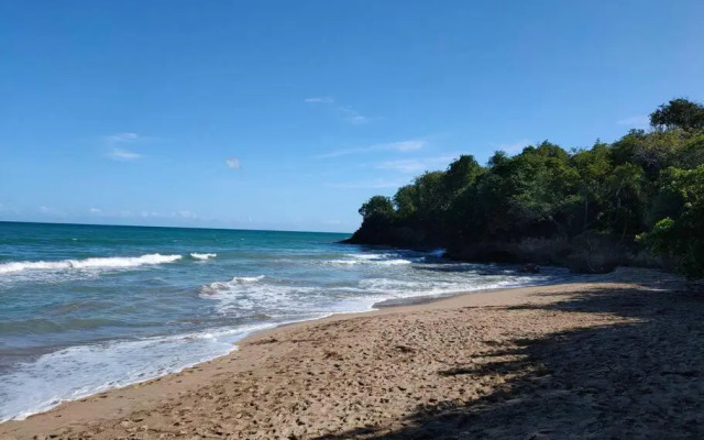 Haut de villa avec vue sur la mer